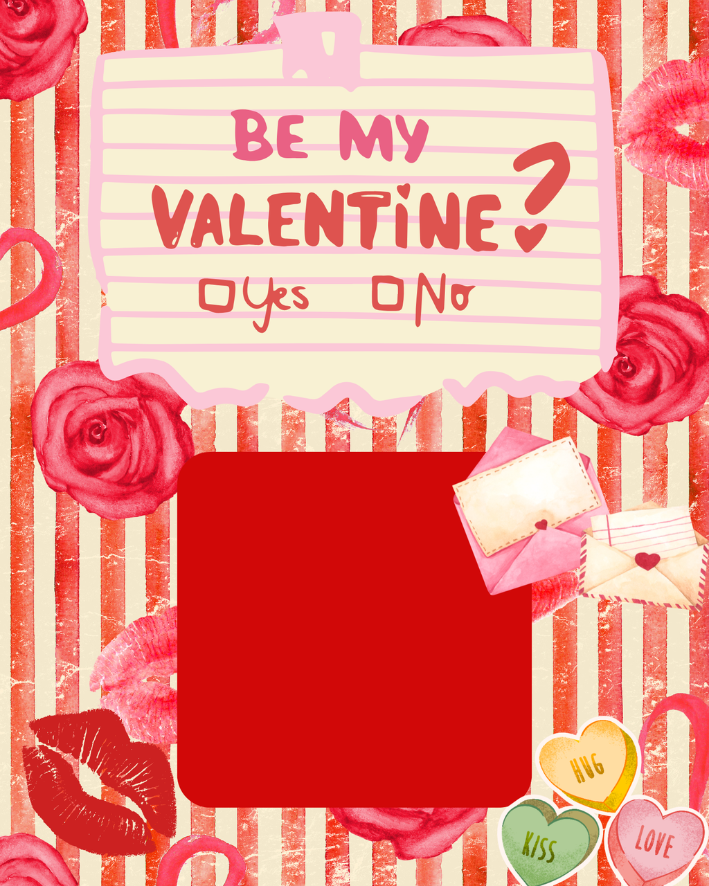 His Hers Them Jumbo Valentines Card and Treats