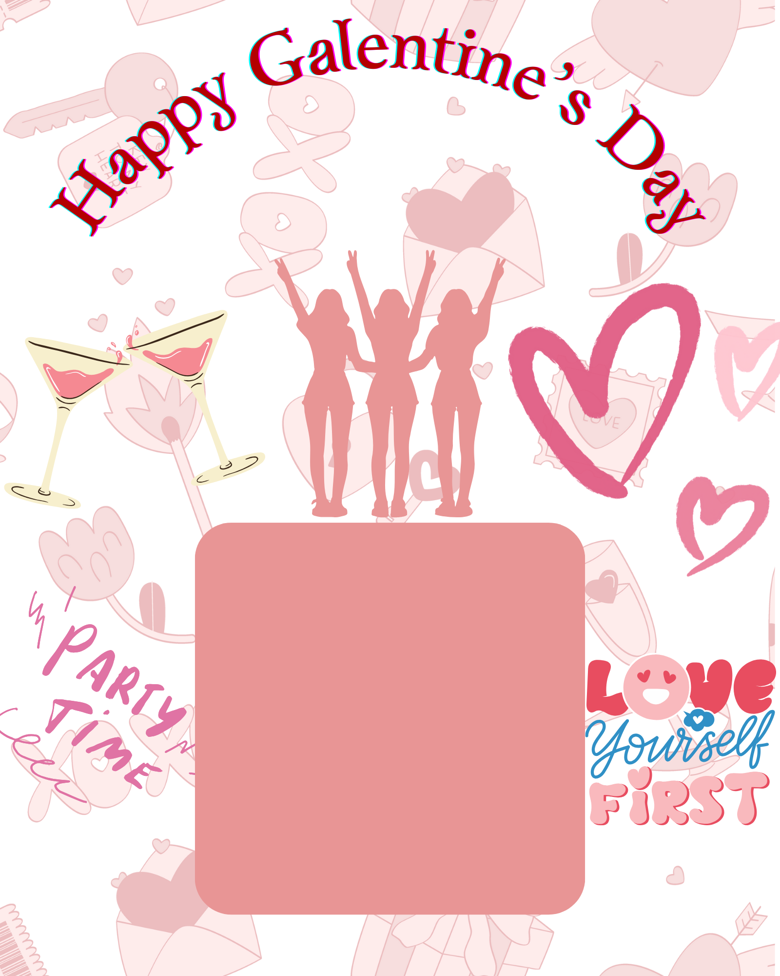 His Hers Them Jumbo Valentines Card and Treats