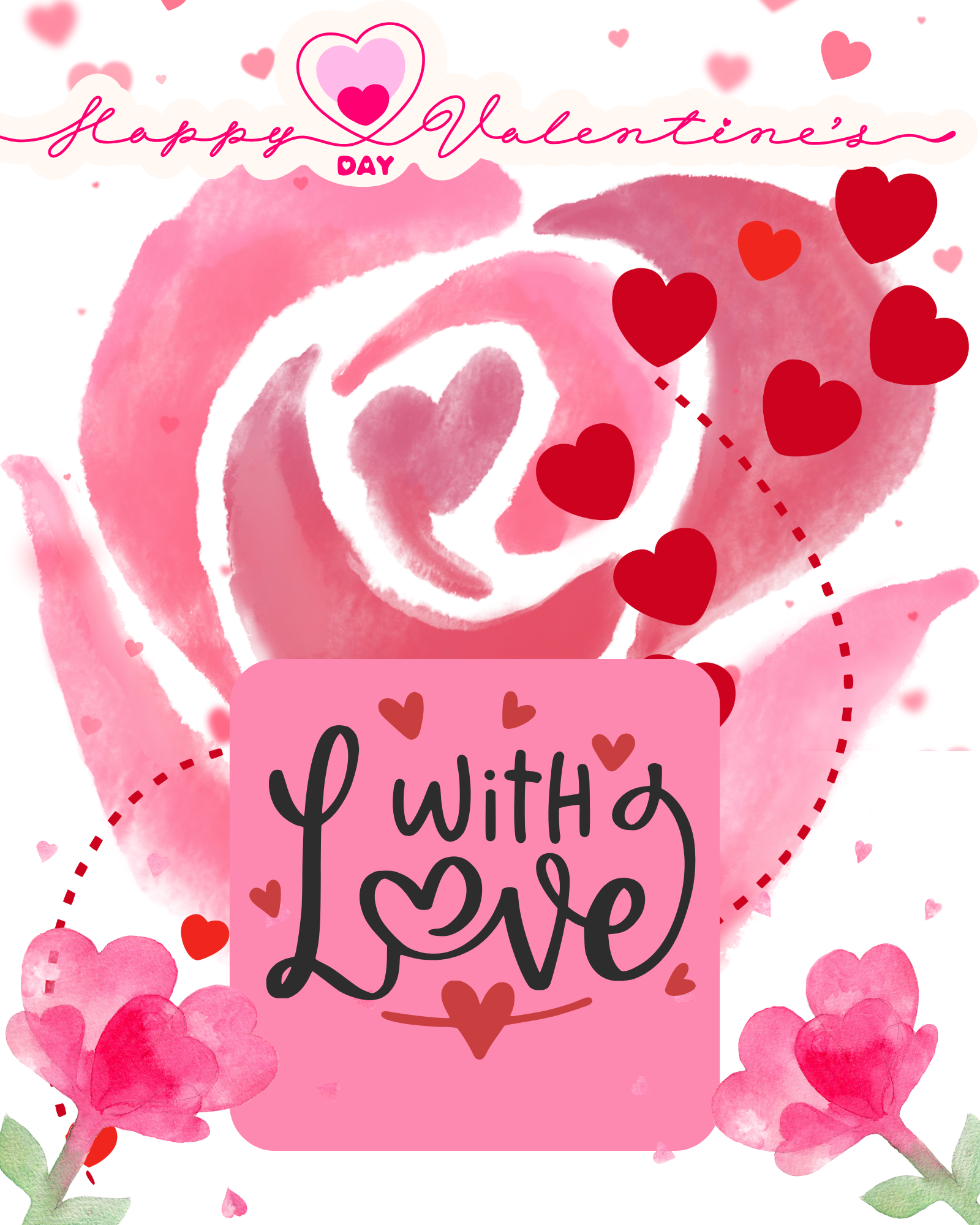 His Hers Them Jumbo Valentines Card and Treats