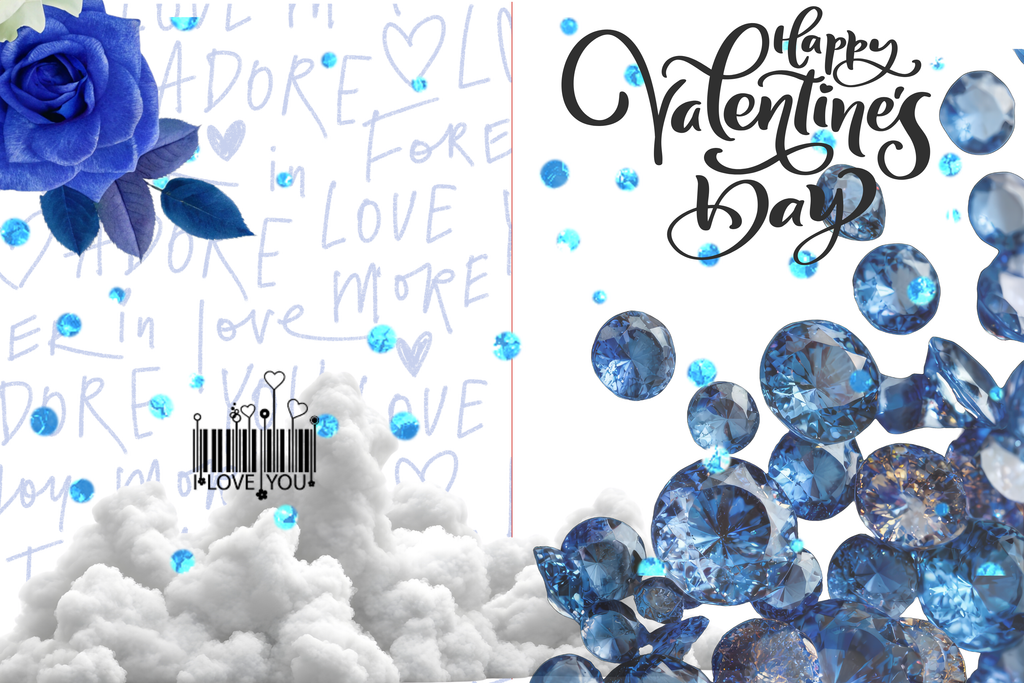 Romantic Adult Teen Jumbo Valentine's Day Card