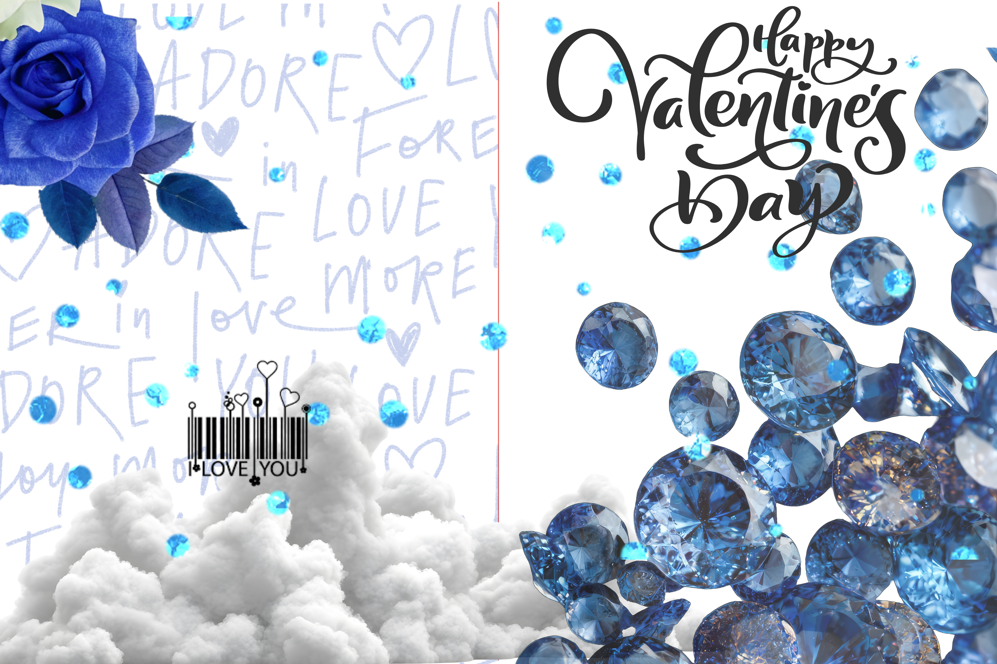 Romantic Adult Teen Jumbo Valentine's Day Card