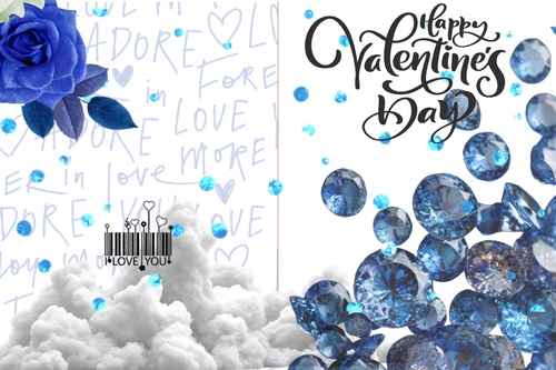 Romantic Adult Teen Jumbo Valentine's Day Card