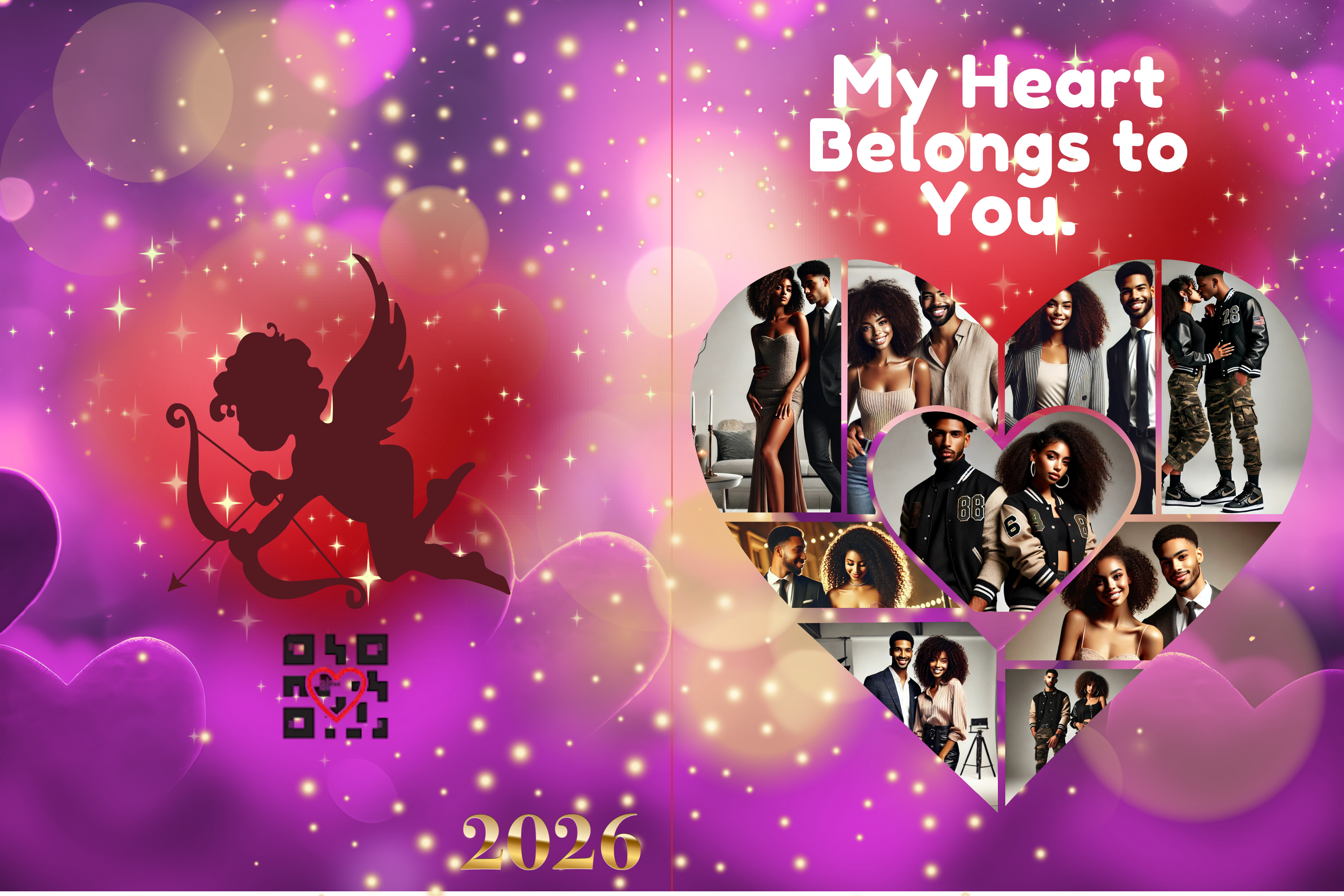 Romantic Adult Teen Jumbo Valentine's Day Card