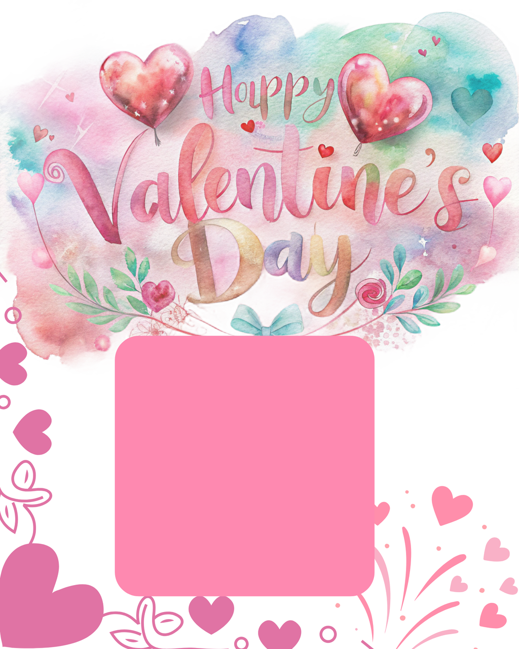 His Hers Them Jumbo Valentines Card and Treats